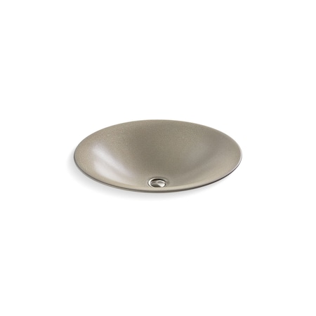 Kohler Shagreen Carillon Round Wading Pool Vessel Bathroom Sink 77714-SSP